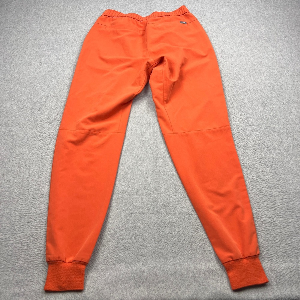 FIGS Scrub Set Mens Medium Orange Tansen Jogger Pants + Leon V-Neck Top 2pc Lot - Picture 10 of 16